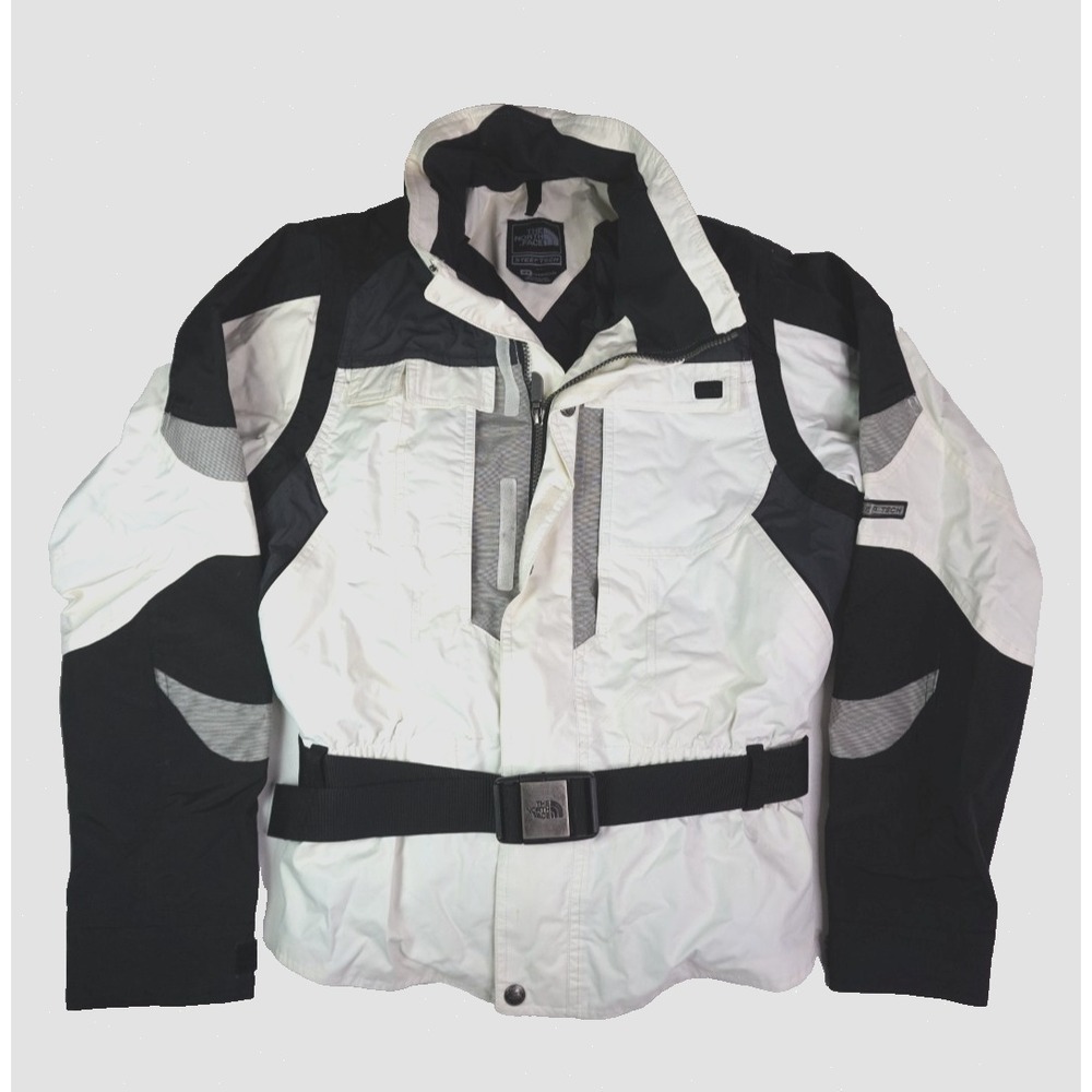 Vintage North Face Steep Tech Women Medium Ski Snow Softshell Lined Jacket Black